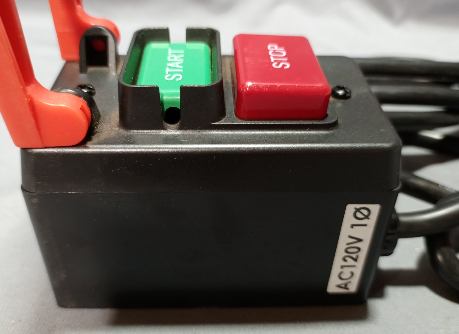 120V AC Start Stop Switch Station Emergency Stop Safety Control Box