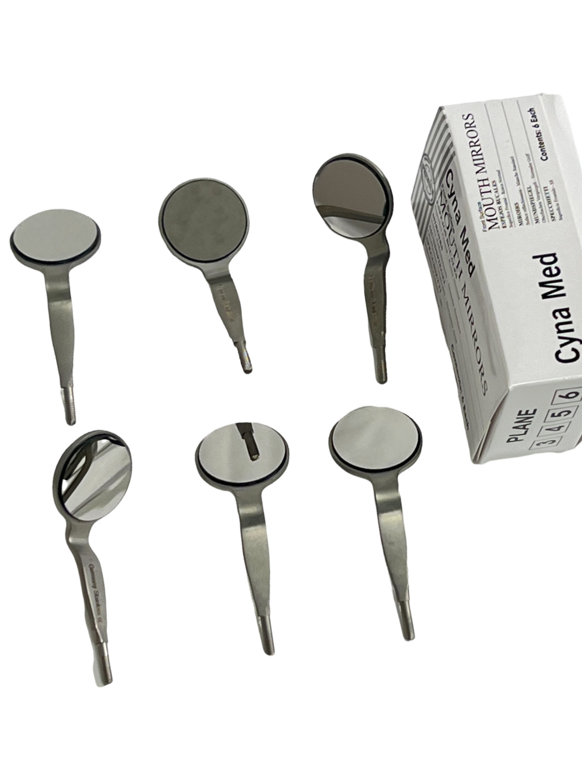 New Premium 6 x Dental Mouth Mirror Double Sided #05 Surgical Dental Instruments