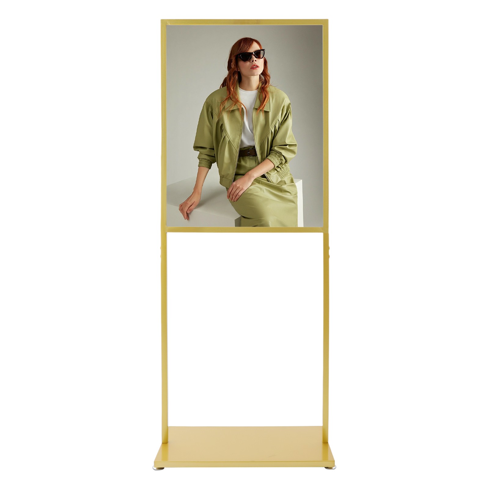 Poster Holder Stand, Pedestal Sign Stand, Rectangular Heavy Duty Poster Display