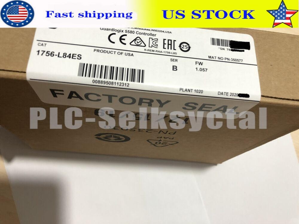 Allen-Bradley 1756-L84ES Guardlogix 5580 Controller Safety Processor 1756L84ES
