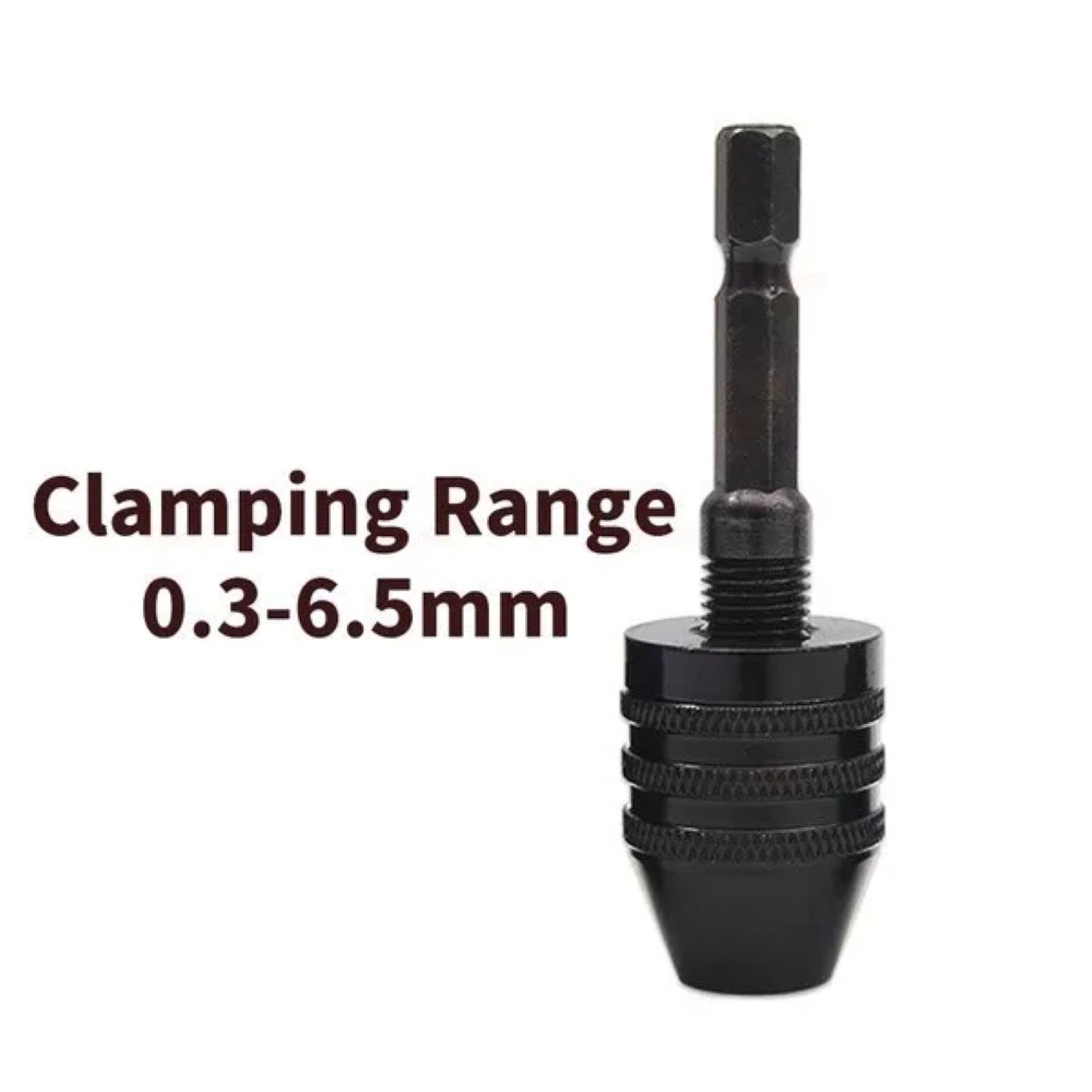 4Pcs 1/4-inch hex shank Versatile Conversion Drill chuck for 0.3-6.5 mm/3.6 mm