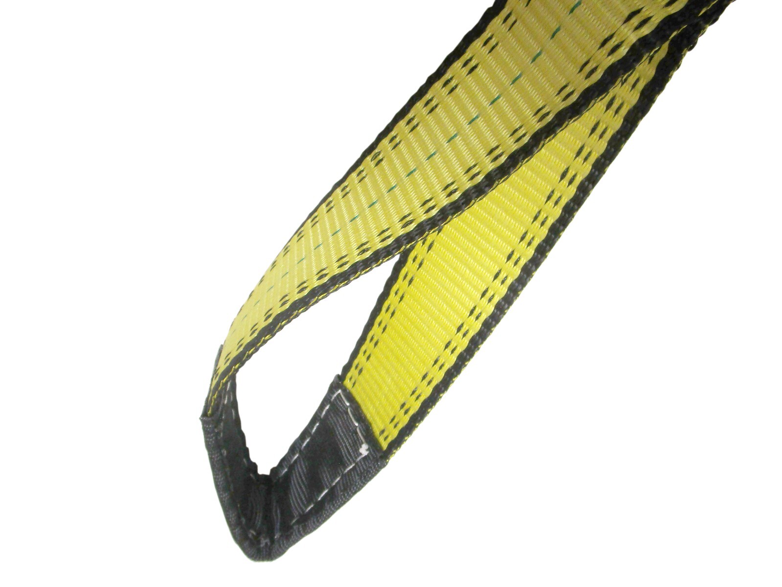 2″ x 3 ft Web Lifting Sling Tow Strap 2-ply Eye & Eye Tagged Rated (2 Pack)