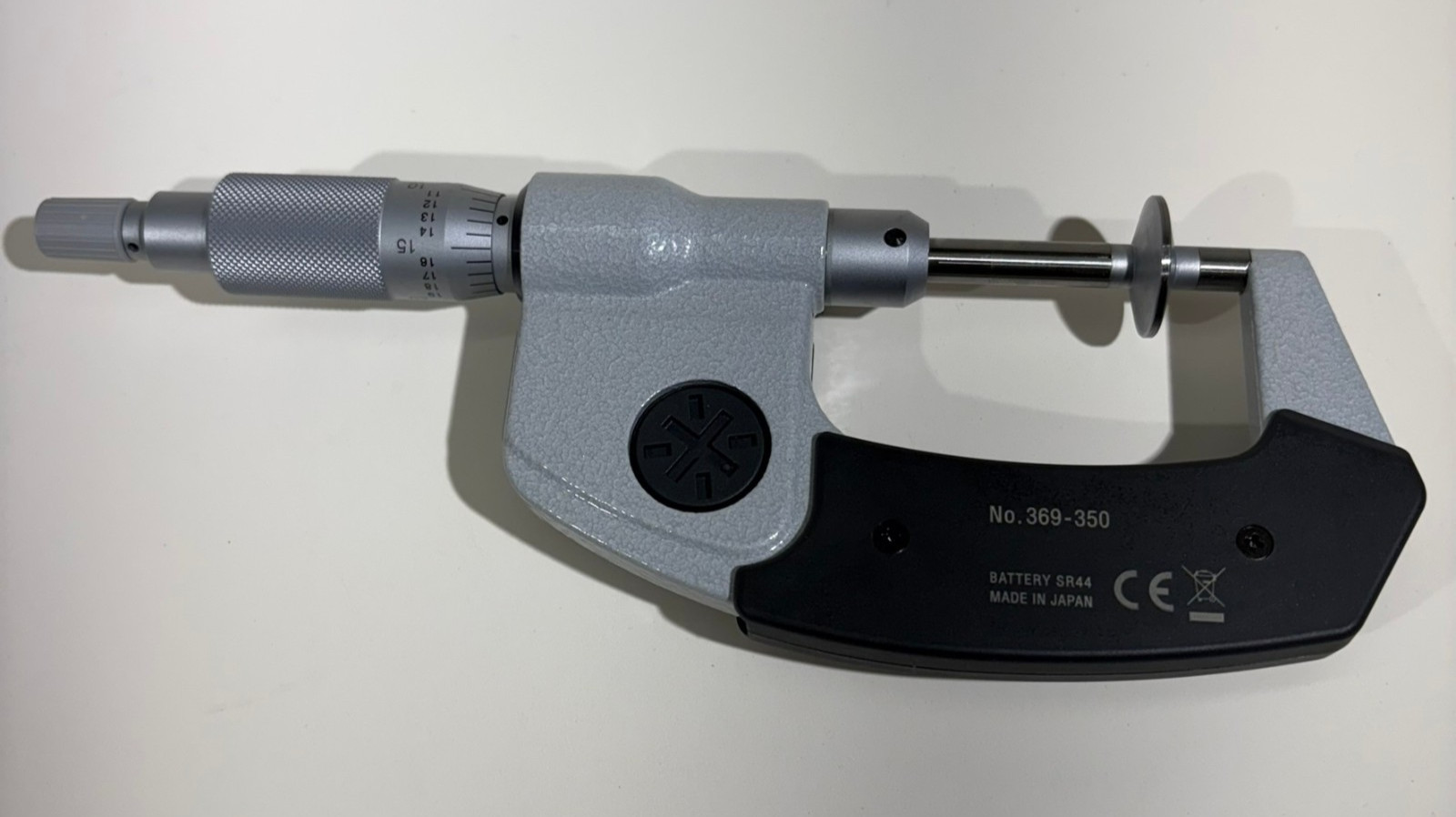Mitutoyo 369-350-32 – Digimatic Disk N.R.S Micrometer 0″- 1″/25.4mm SPC IP65
