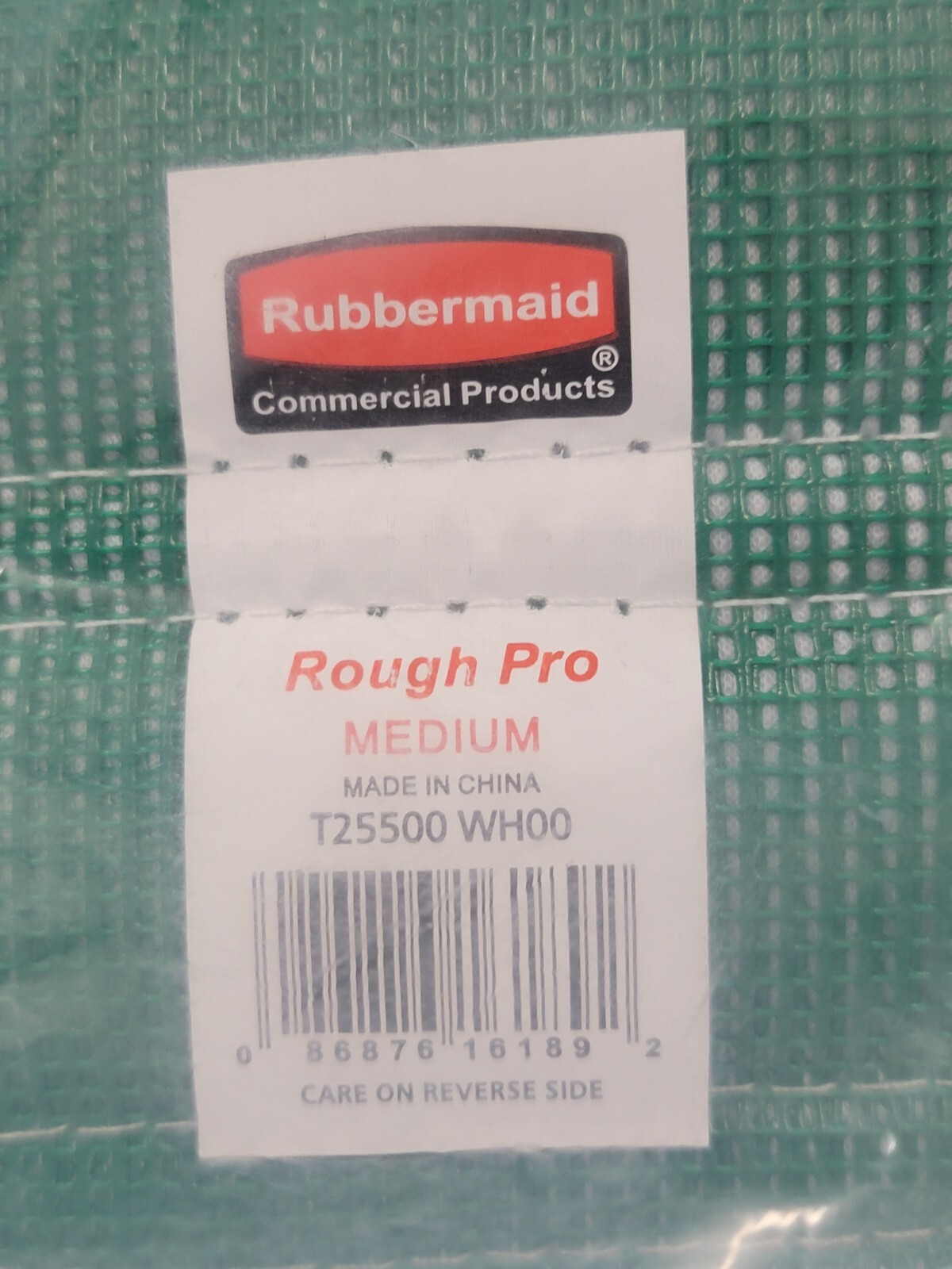 Rubbermaid Commercial Rough Floor Replacement Wet Mop Head Medium T25500 WH00