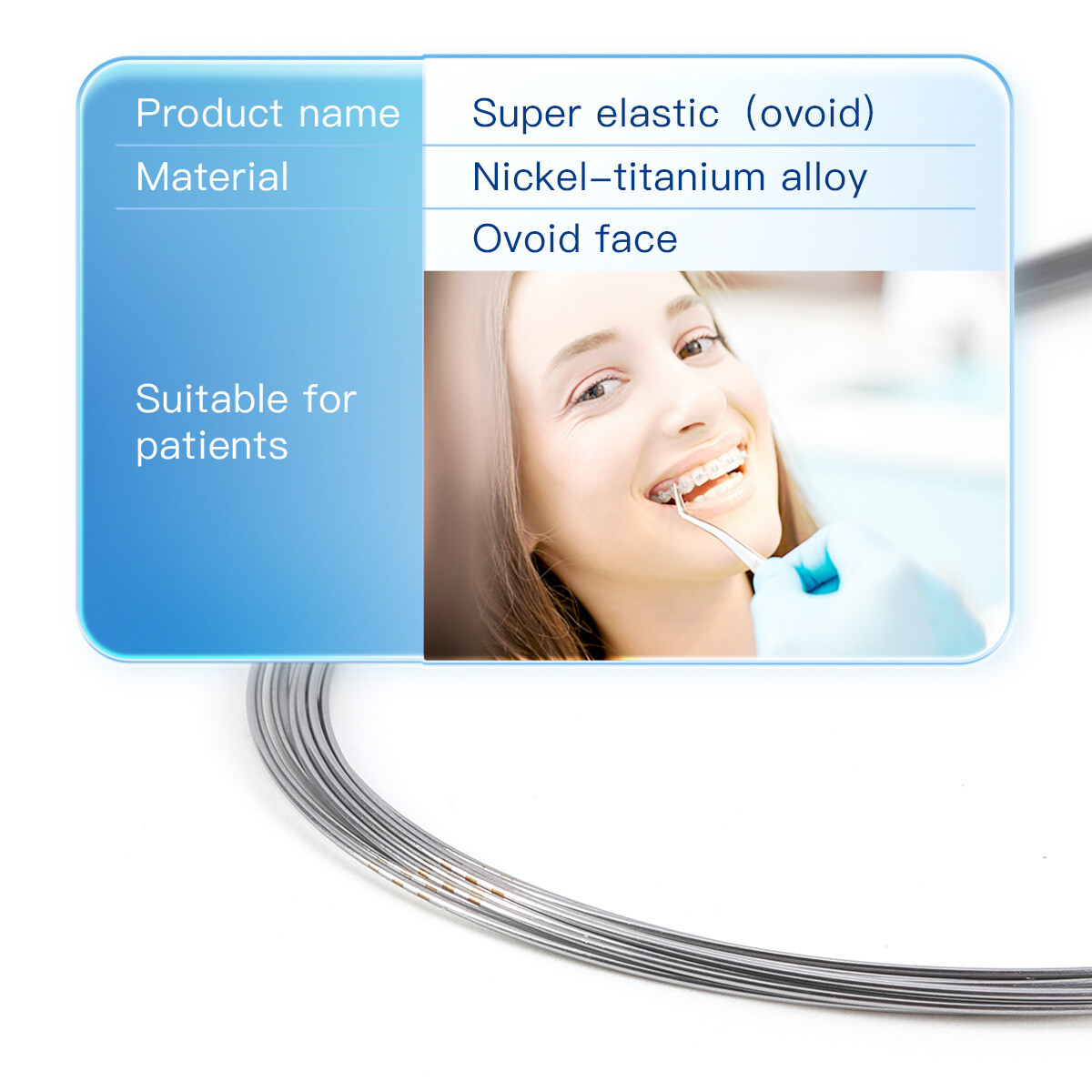 AZDENT Dental Ortho Braces Brackets Mini Roth.022 Hook 345/Arch Wire/Buccal Tube