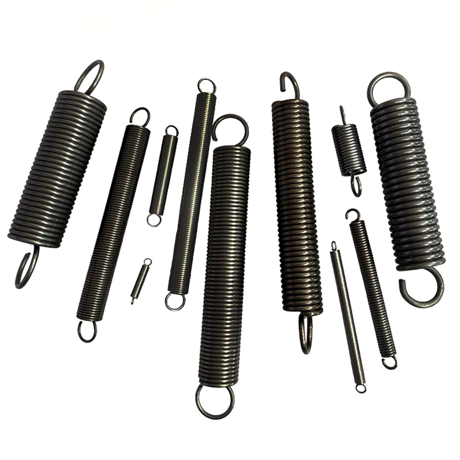 0.3mm to 2mm Wire Dia Hook Extension Tension Spring Springs Steel Small Spring