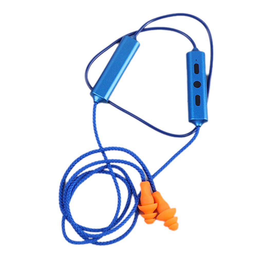2-Set Blue Ear Plugs Bluetooth Earphone For Work, Noise Suppression, Hearing HOT
