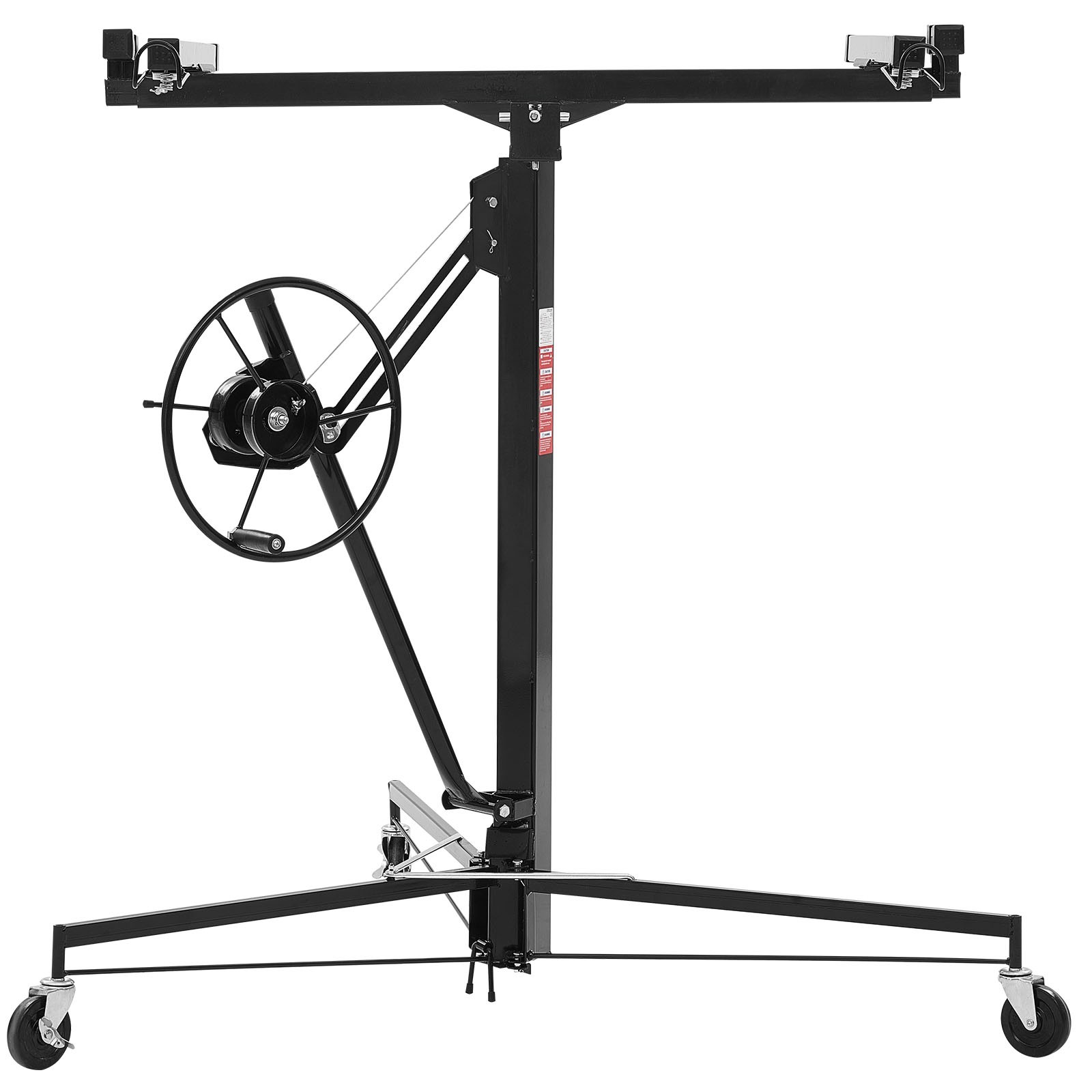 Uimoso 16Ft Drywall Lifter Sheetrock Hoist Lift Adjustable arm & Lockable Wheels