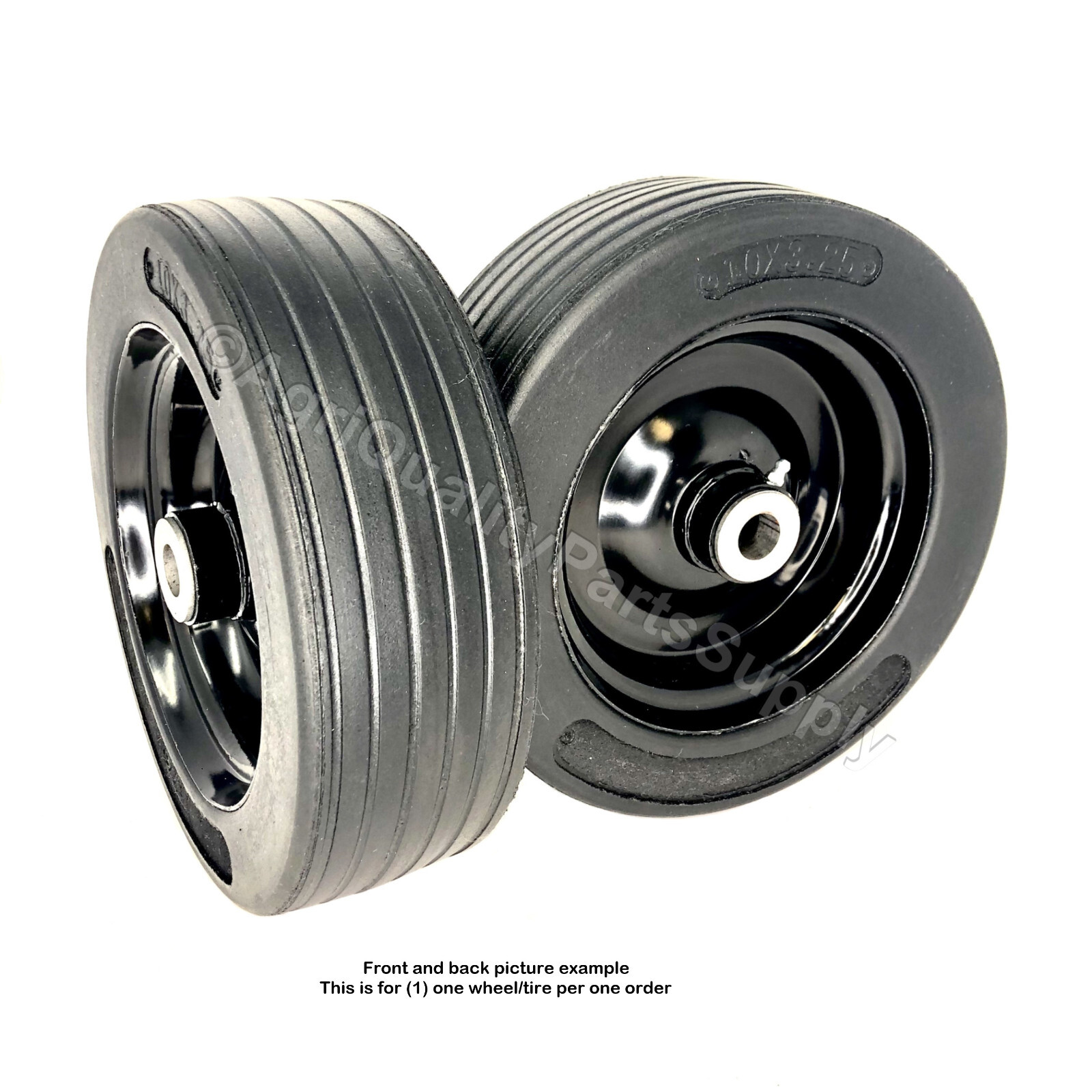 10″ x 3.25″ Solid Finish Mower One(1) Wheel/Tire BUSH HOG 87750 NEW Replacement
