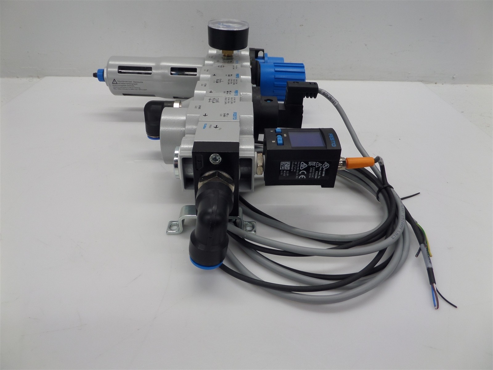 Festo Air Filter Regulator Assembly LFR-D-5M-MIDI-A SPAU-P10R