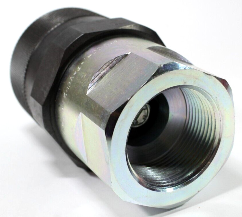 Stucchi 806501010 Flat Face Coupler – Female VEP21P 114 NPT (1-1/4 in)