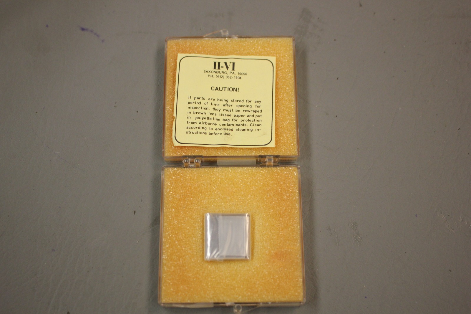 II-VI ZnSe WINDOW 5183-1107