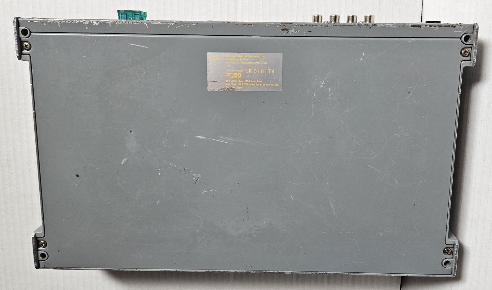VINTAGE ADS Analog & Digital Systems PQ20 4 Channel Amplifier Bench Tested