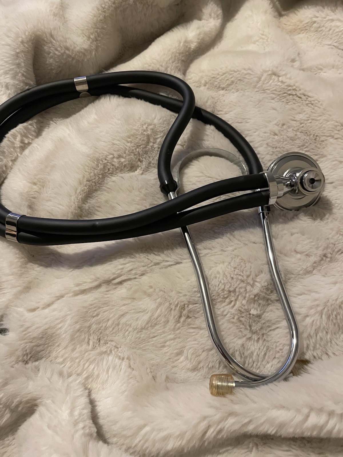 McCoy Single Head Acoustic Stethoscope Black