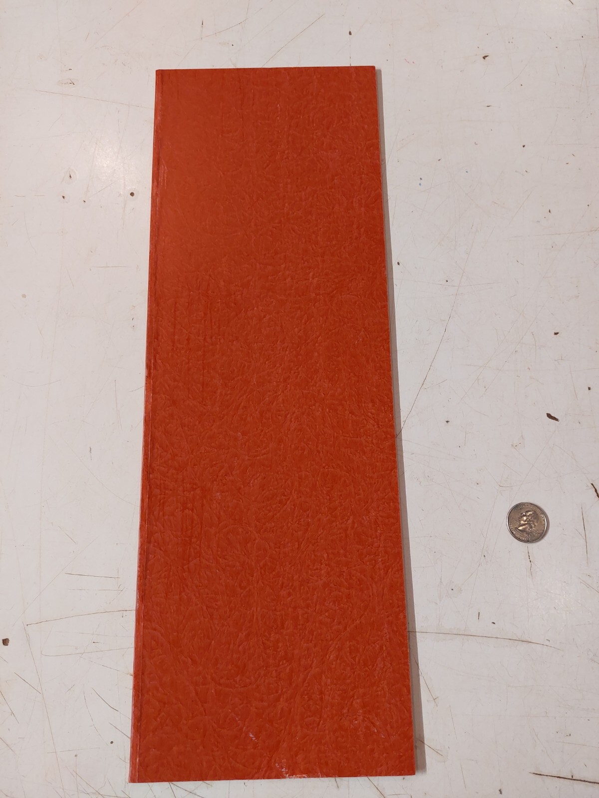 GPO3 Electrical Red Fiberglass Sheet 1/8 thick 18 in x 6 1/8 in insulator board