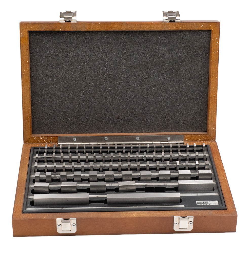 Partial 81 Piece Economy Gage Block Set, missing the 1″ block