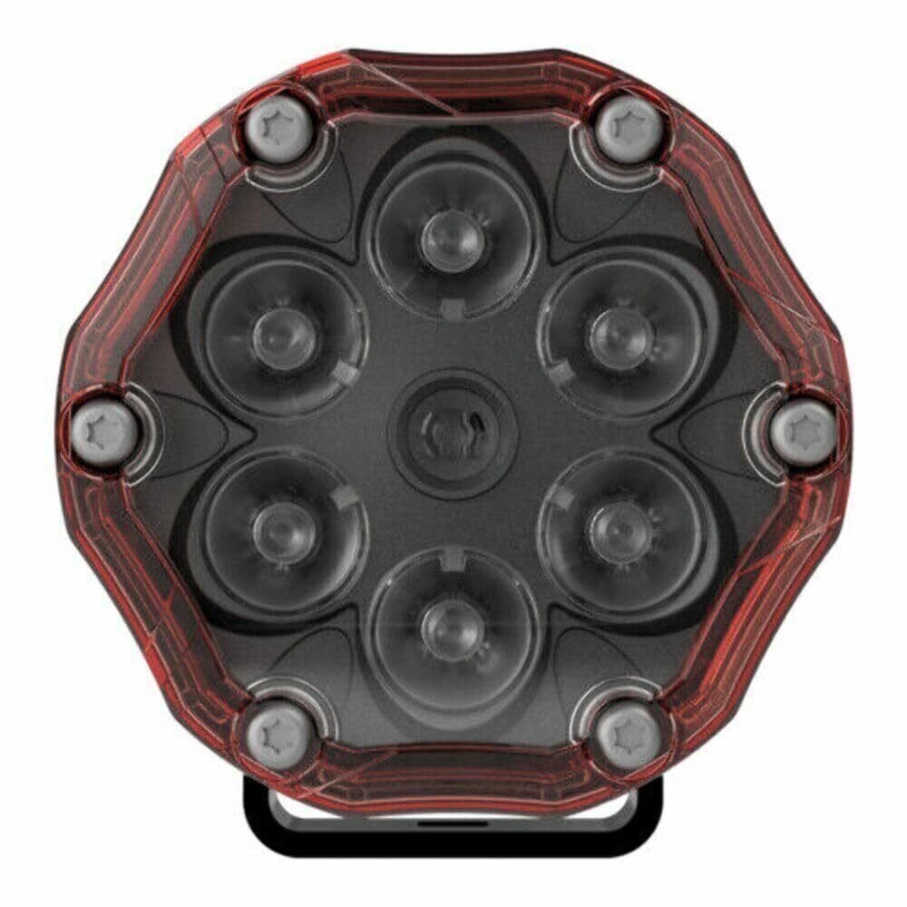 JW SPEAKER Round LED Warning Light, Model Trail 6 Flash
