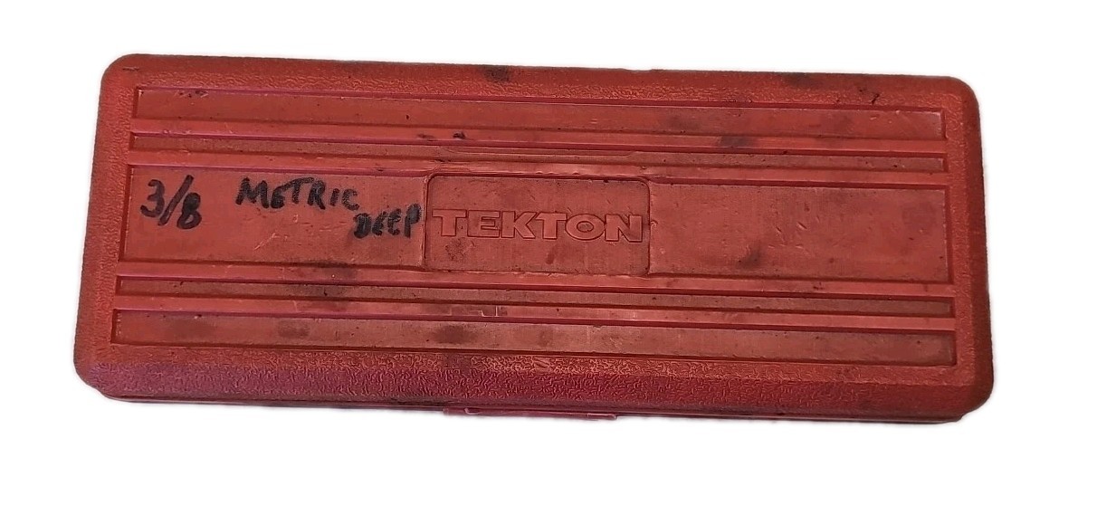 Tekton 3/8 Inch 6 Point Impact Socket Set, 8 Piece (10-19MM)