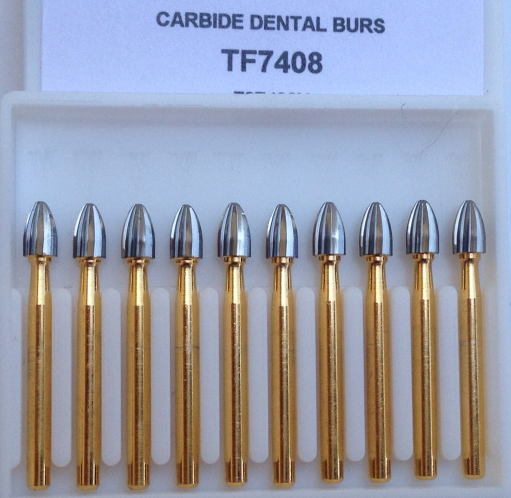 Trimming & Finishing Football Burs #7408 12 Bladed 10 Burs. Individually Packed