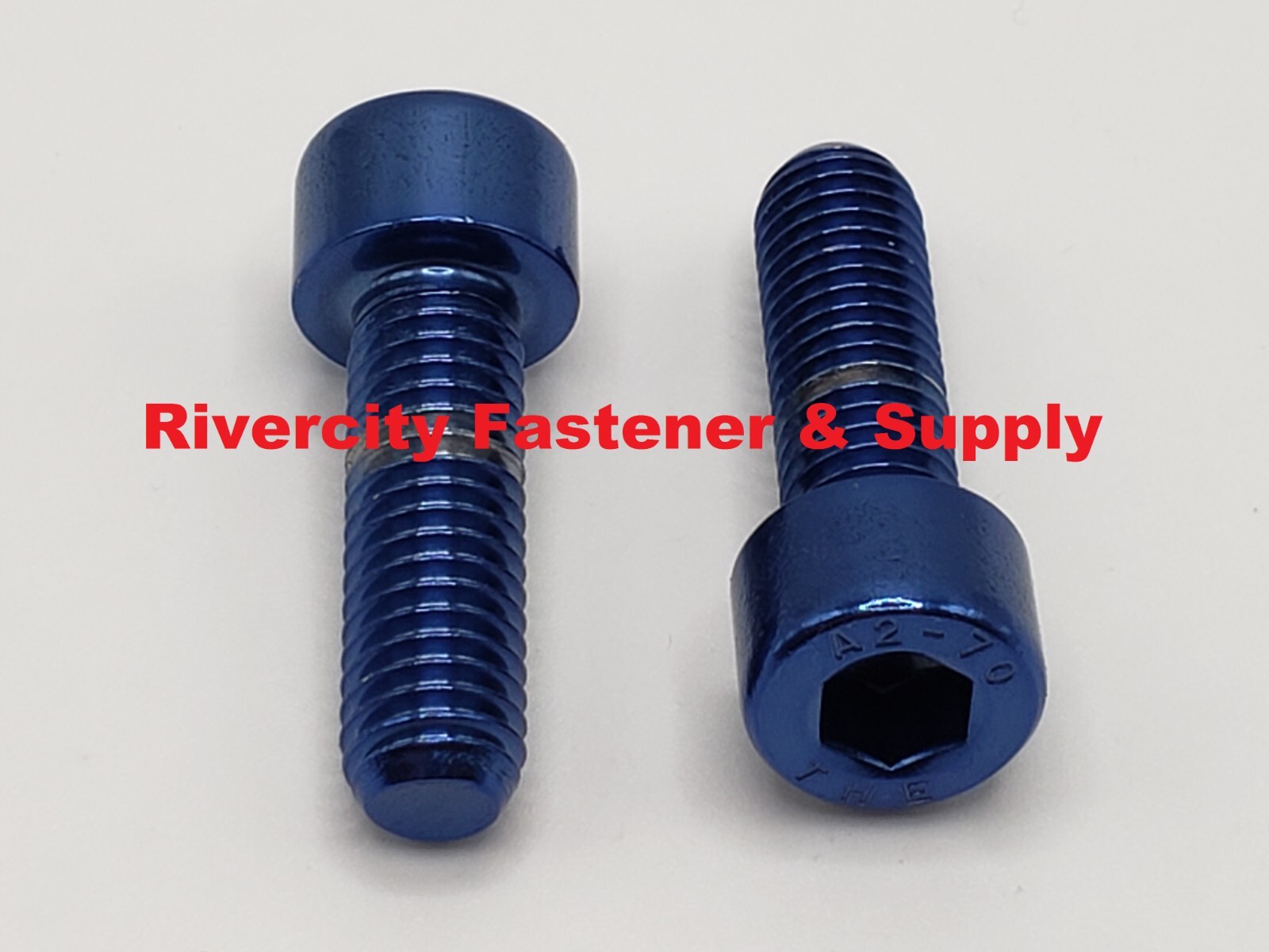 M8-1.25×25 Blue Socket Allen Head Cap Screw Stainless M8x1.25×25 Bolts 8mmx25mm