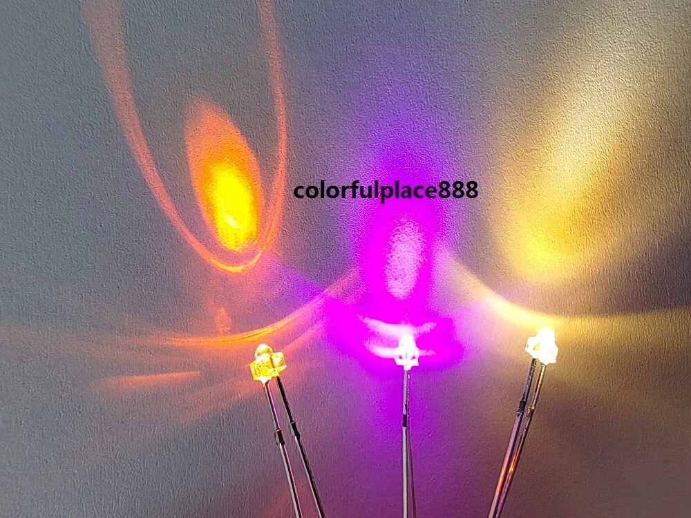 1.8mm Red Yellow Blue Green White Orange Purple Pink Warm Water Clear LED Leds