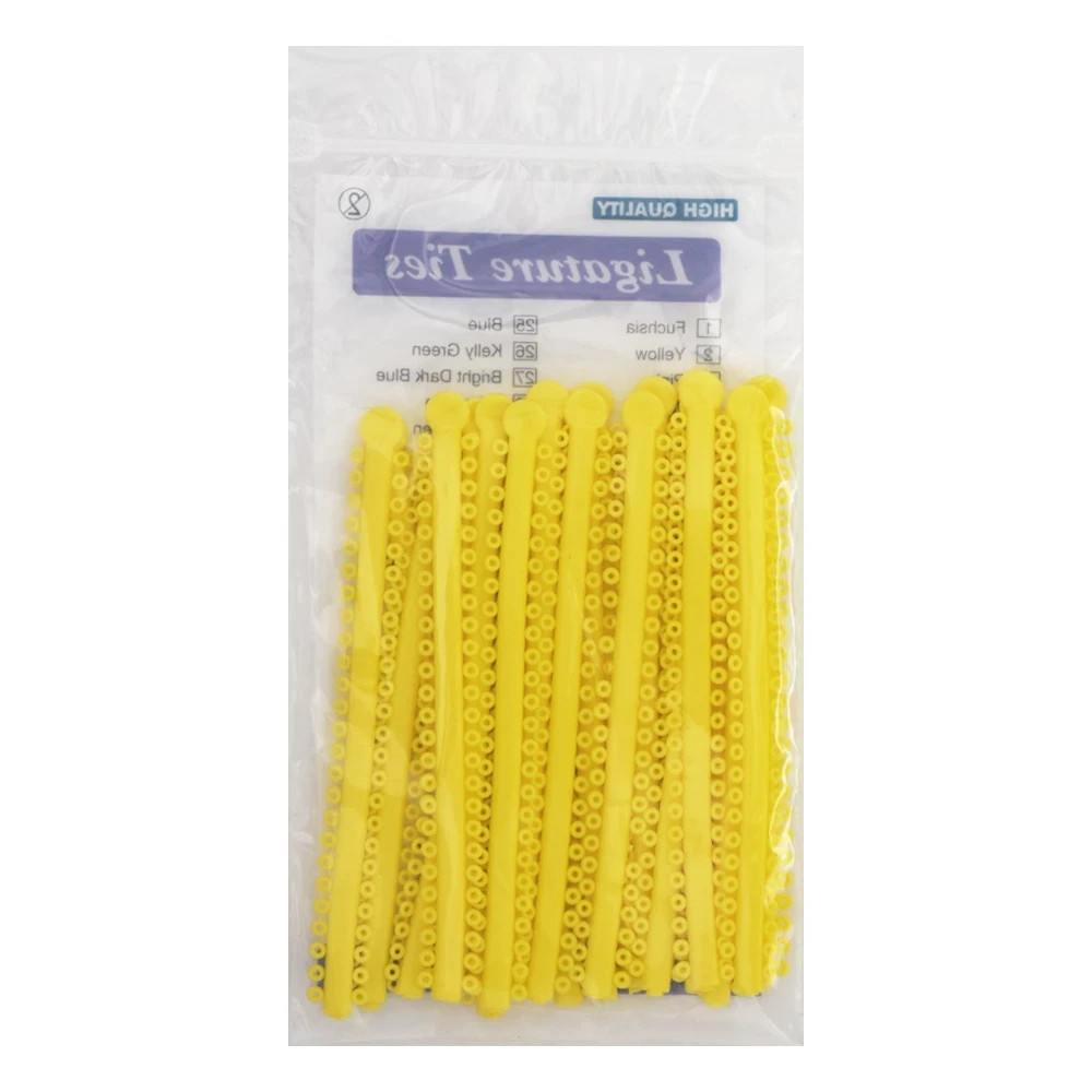 1000pcs Dental Orthodontic Elastic Ligature Tie Ligadura Ortodoncia Rubber Brace