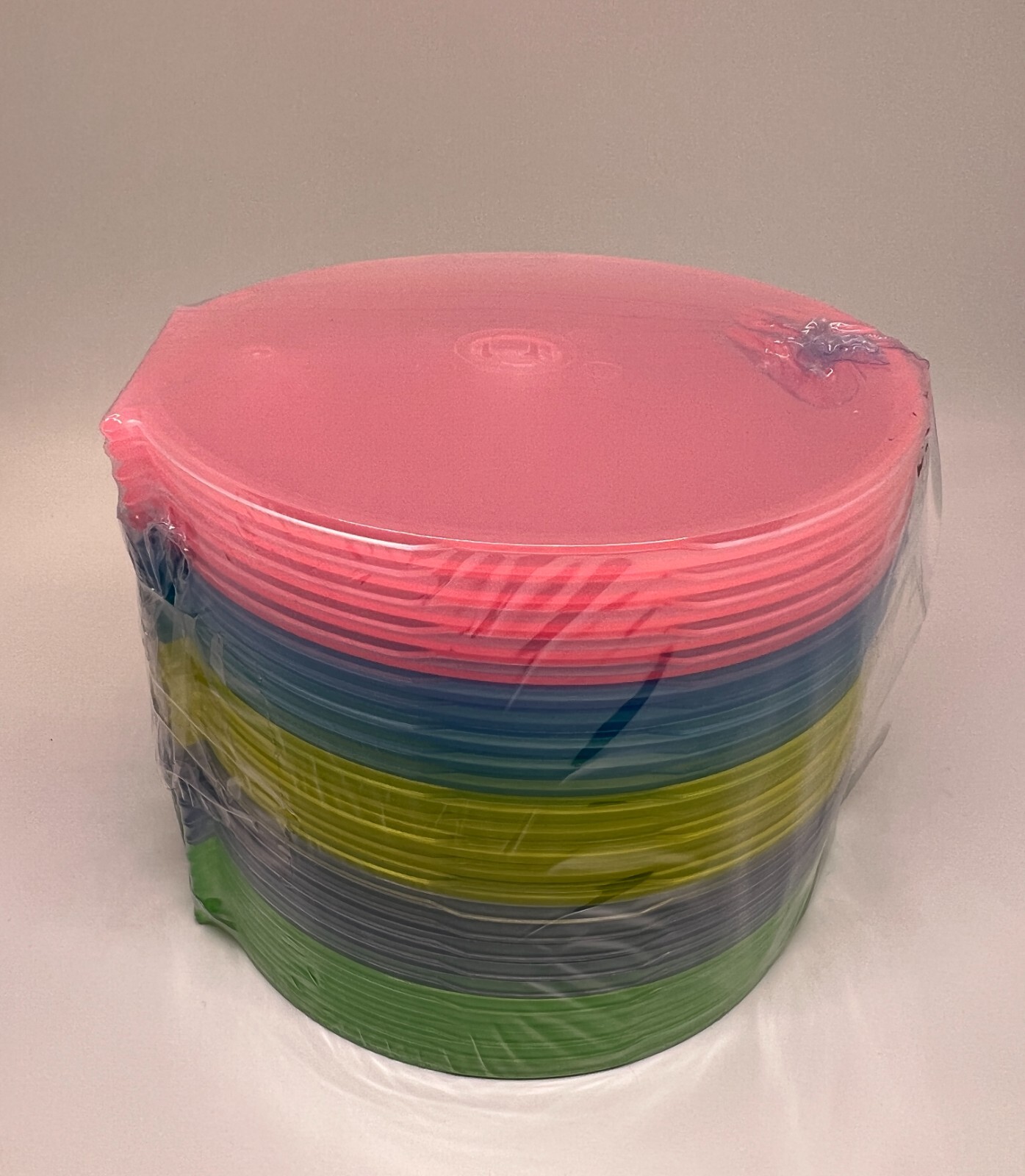 SALE! 25-PACK NEW CD/DVD CLAM SHELL 5 COLORS CASES CSHELL, CS5COLOR25PK-STSL(R1)