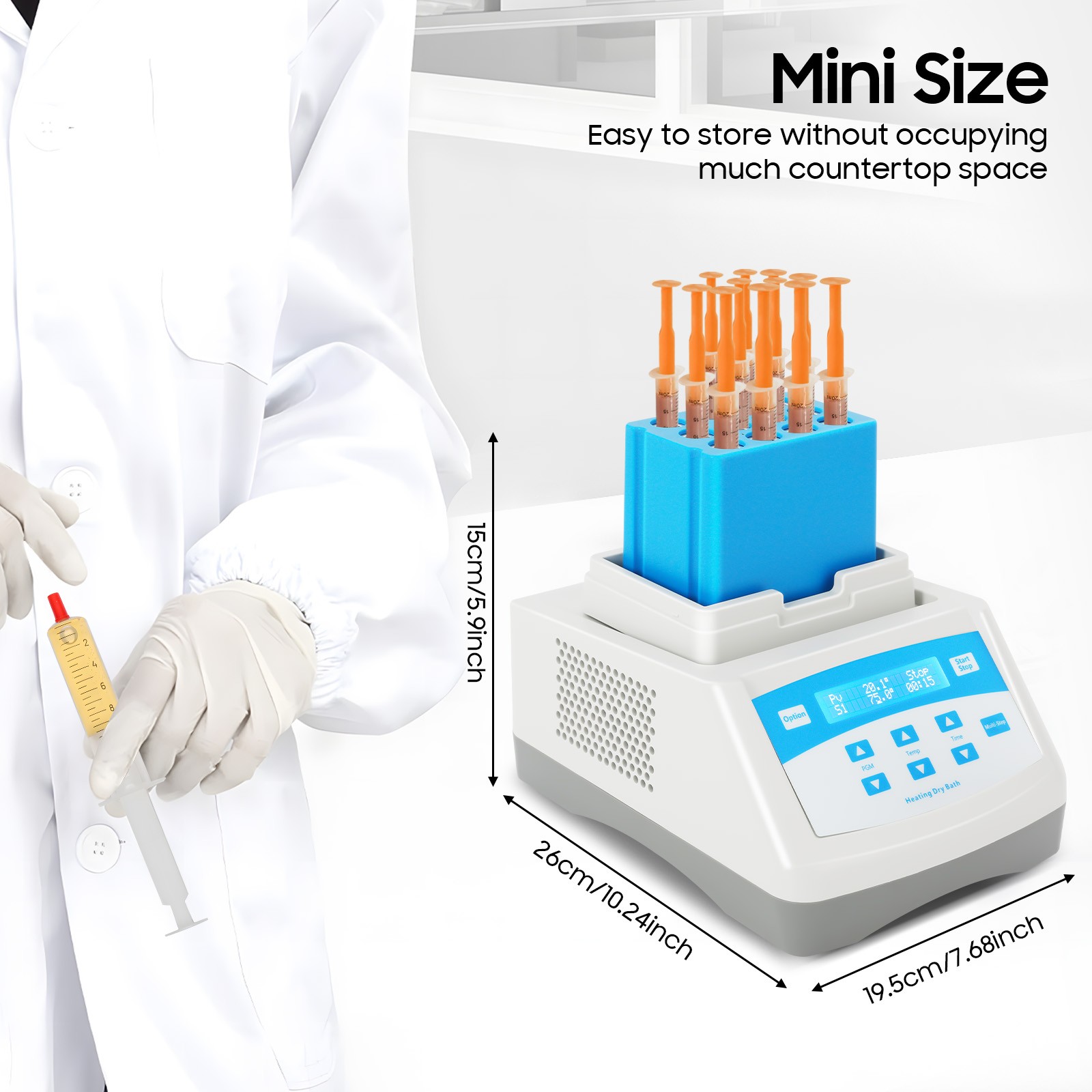 12 * 5ml PRP PPP Gel Heating Machine Portable Gel Maker Heater Plasma Bio-Filler