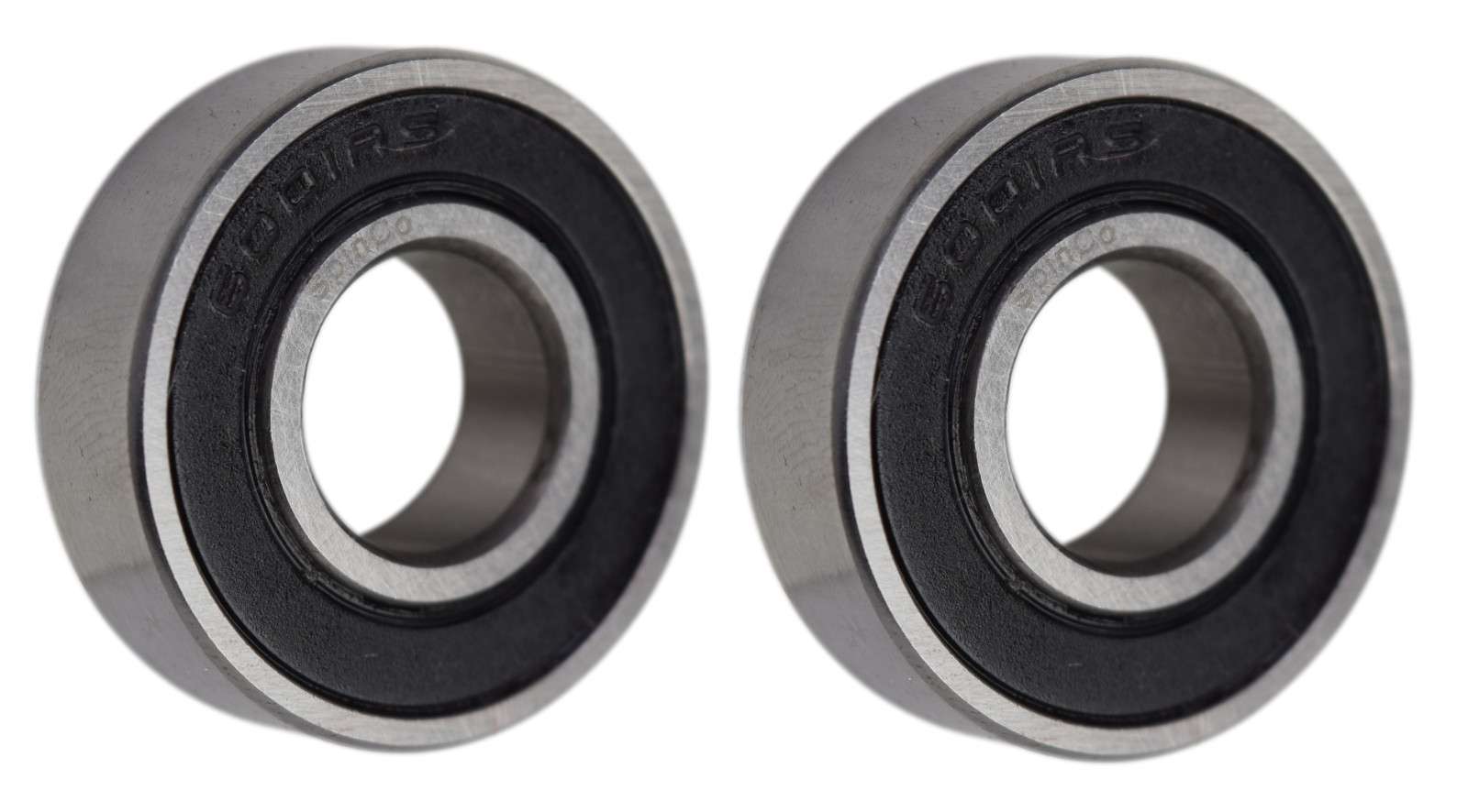 (2 Each) 6001-2RS, 6001LLU, 6001DDU Sealed Radial Ball Bearing 12X28X8 SpinCo
