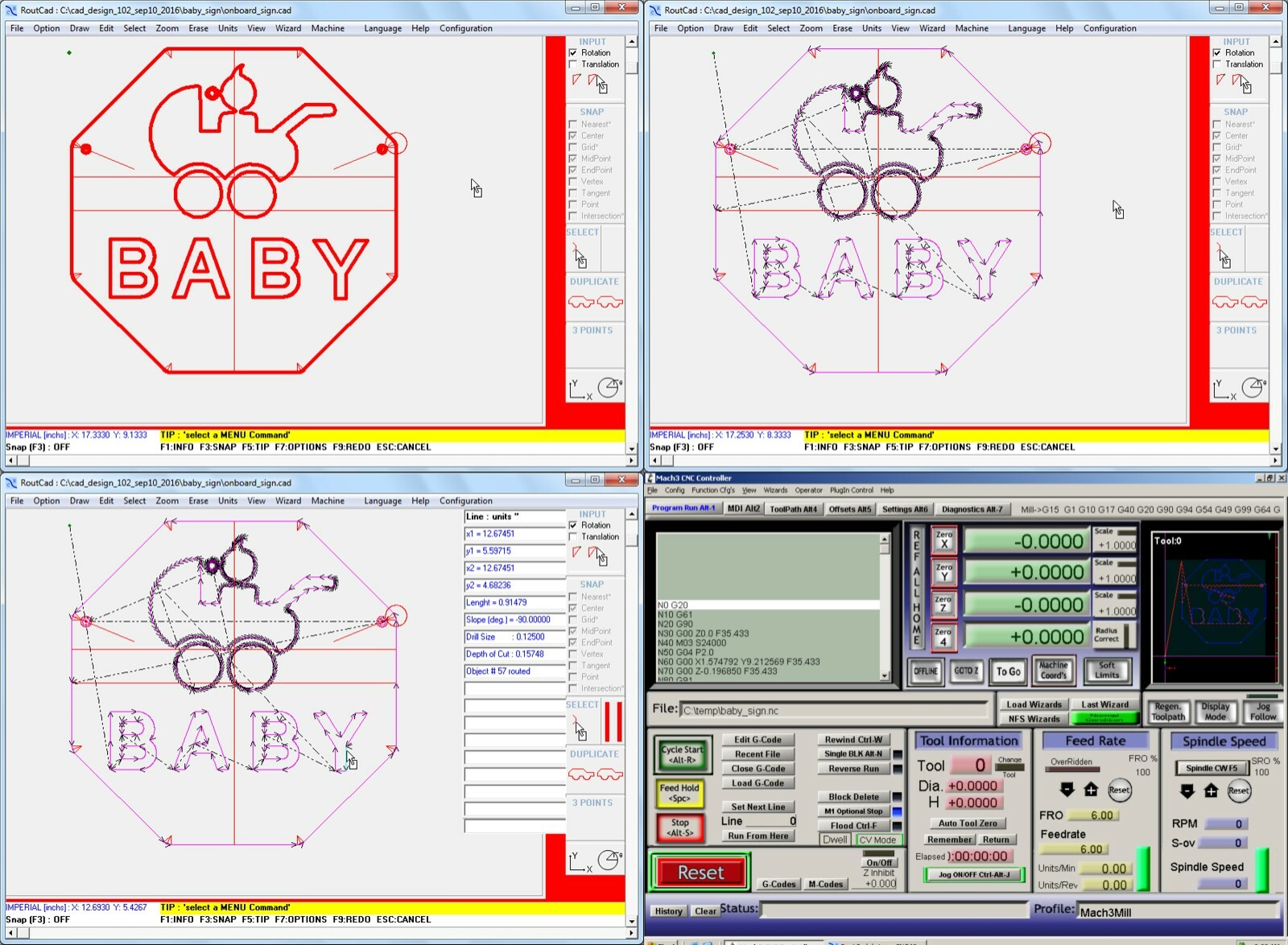 CAD CAM Software Luxe CNC Mill Mach 3 EMC2 G-Code with tutorial video Download