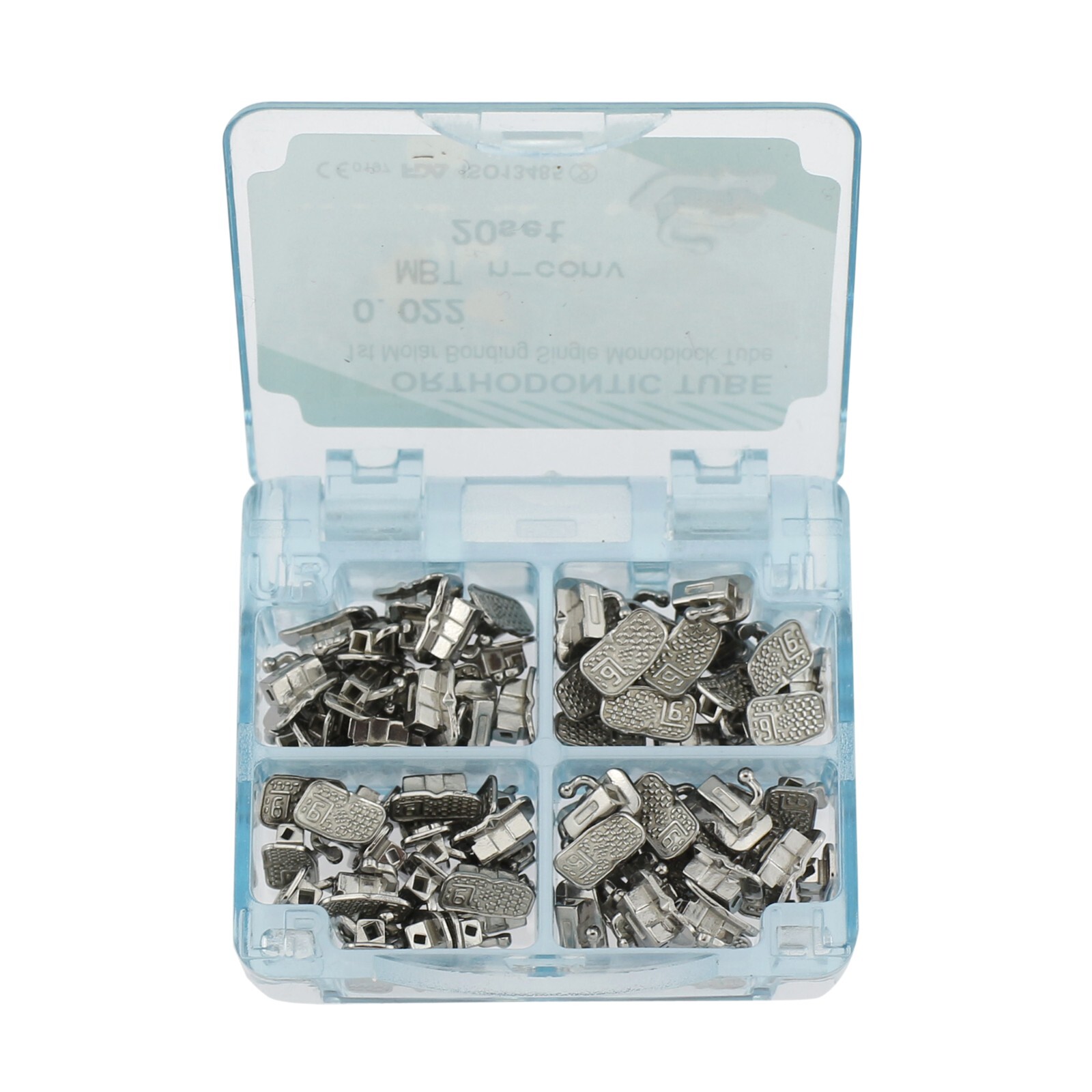 20 Sets Orthodontic Molar Bracket Buccal Tubes Roth MBT 022 1st 2nd ortodoncia