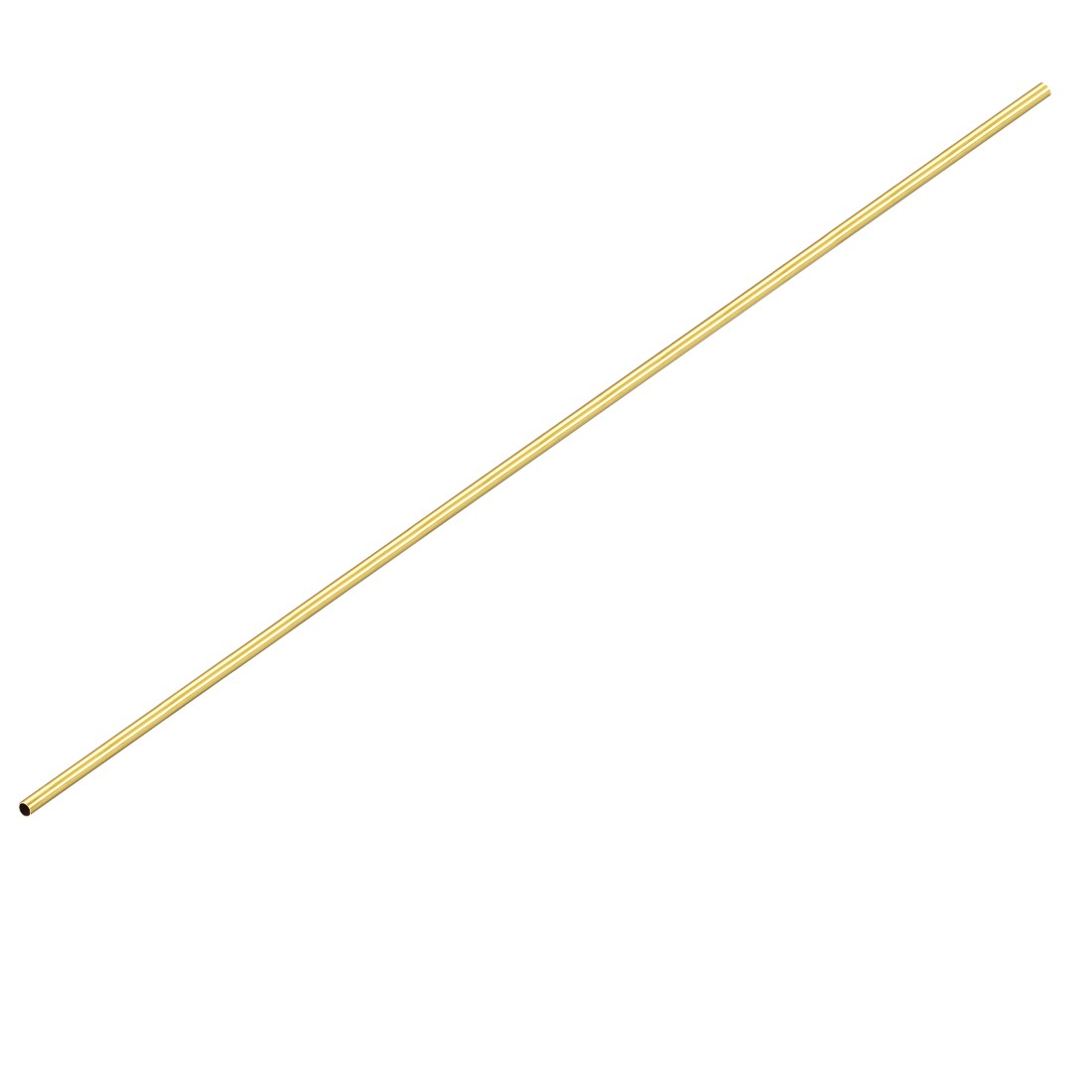 3 Pcs 300mm Length 4mm OD 0.2mm Wall Thickness Brass Round Tube