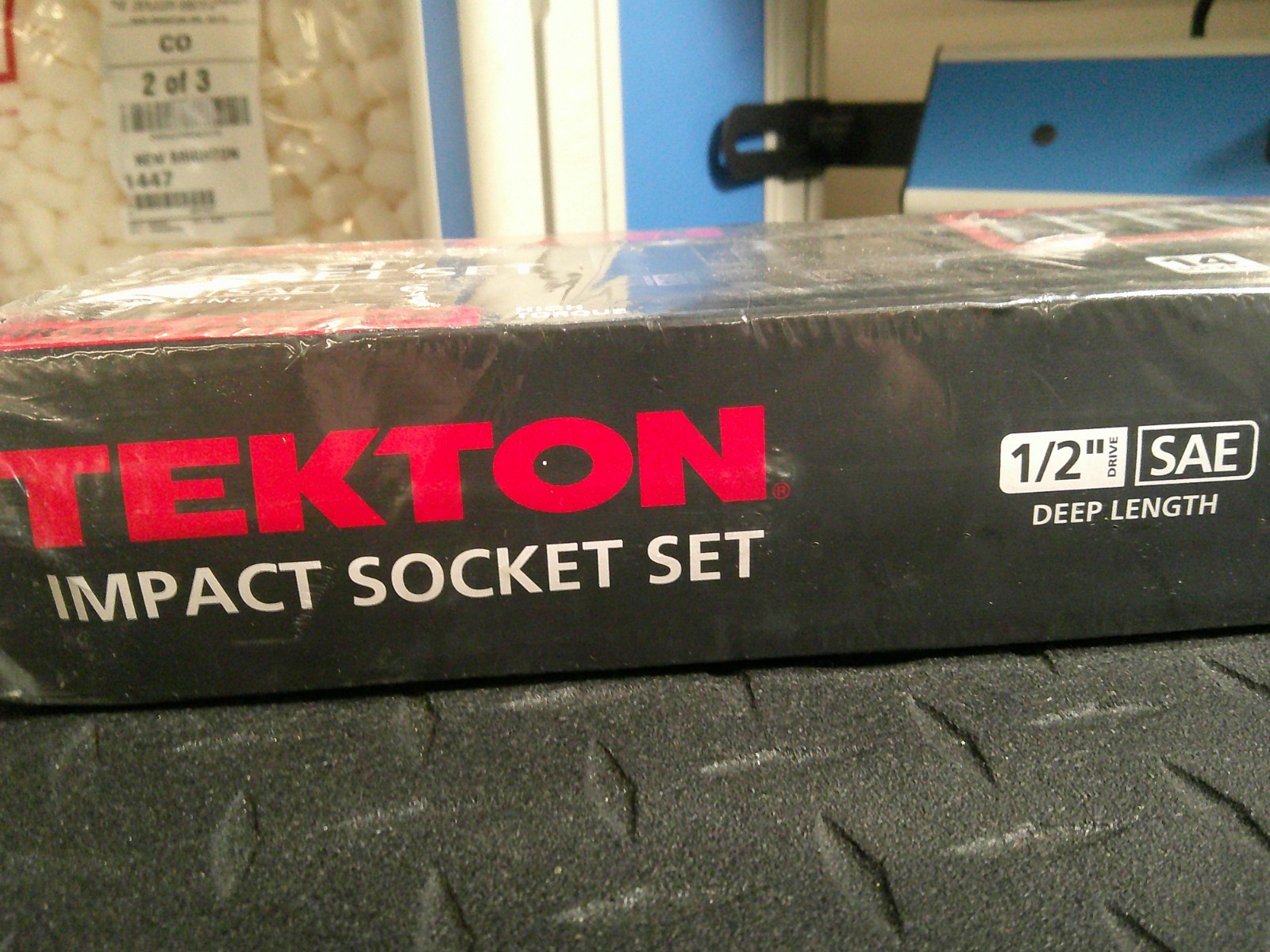 Tekton SAE Impact Deep Socket Set 1/2 Drive Chrome Vanadium 3/8″-1-1/4″ [C-0.5]