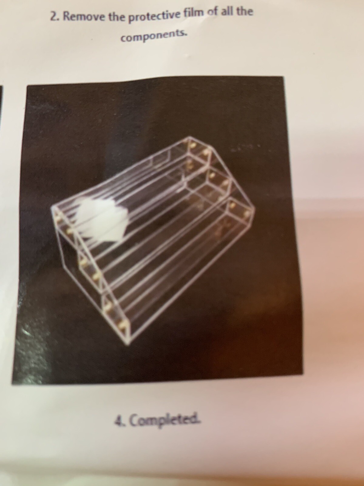 Manggav-clear Acrylic 3 Tier Riser-12inx6.5in 1 Pack