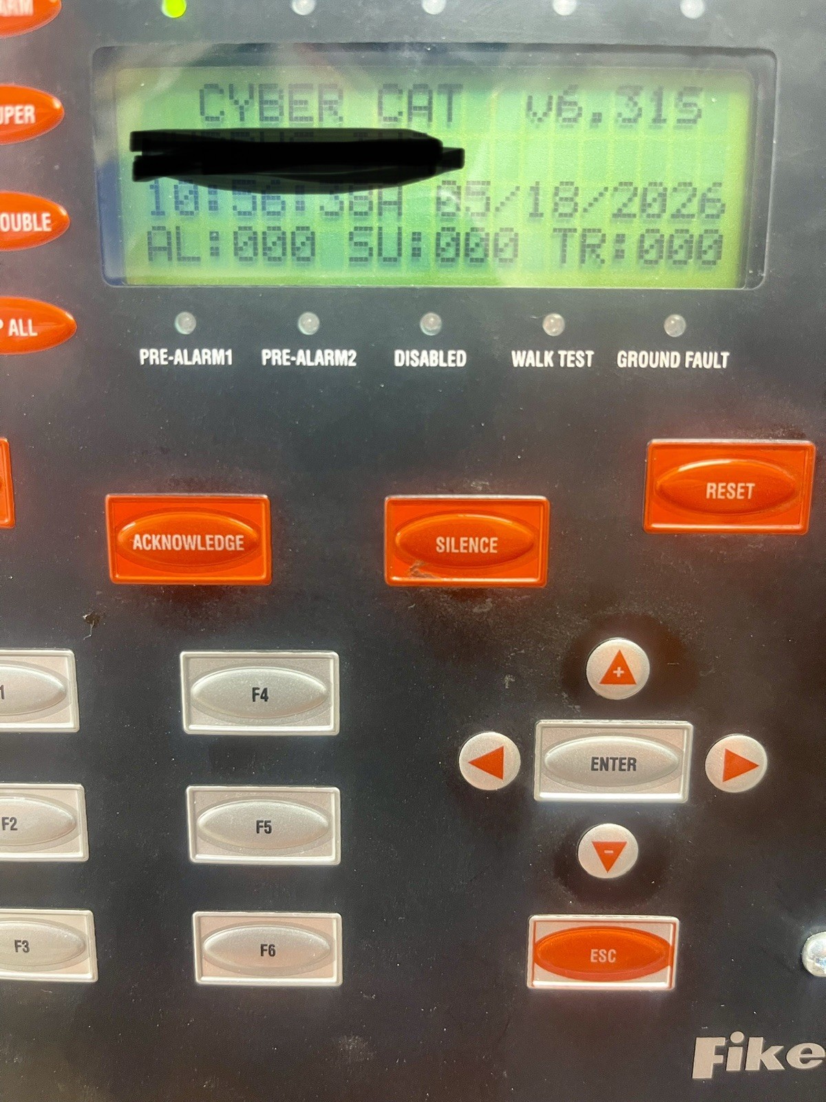 FIKE CYBER CAT FIRE ALARM PANEL With Modules,smoke,and Pull Station