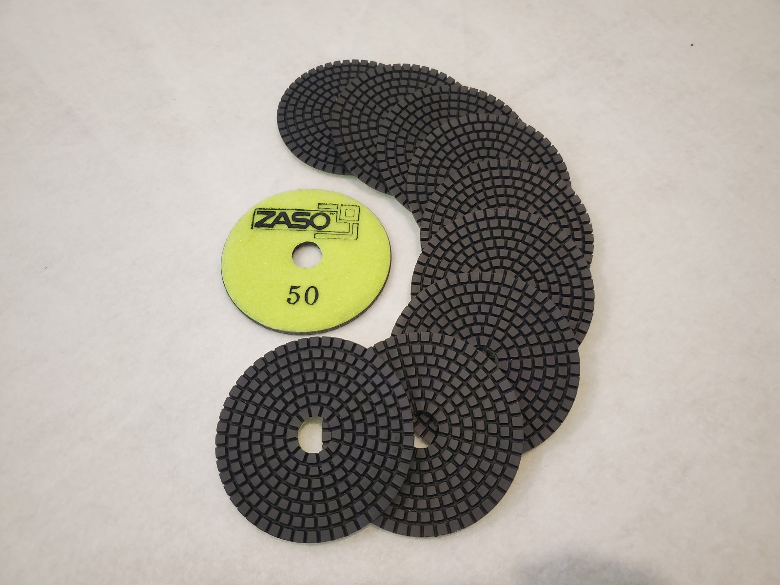 Diamond Polishing Pads Kit Wet/Dry for Granite Marble Stone – 4″ – YOU PICK