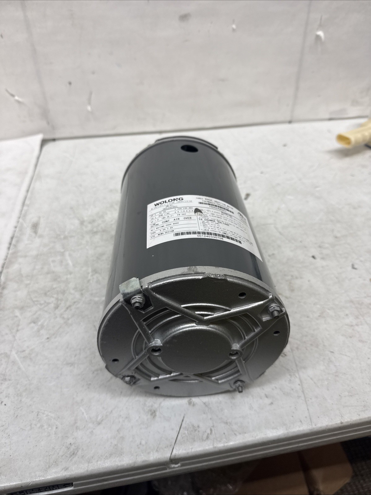 Wolong Electric 3 Ph Induction Motor HD52AZ001 2 HP 60 Hz 208/460 V (109458)