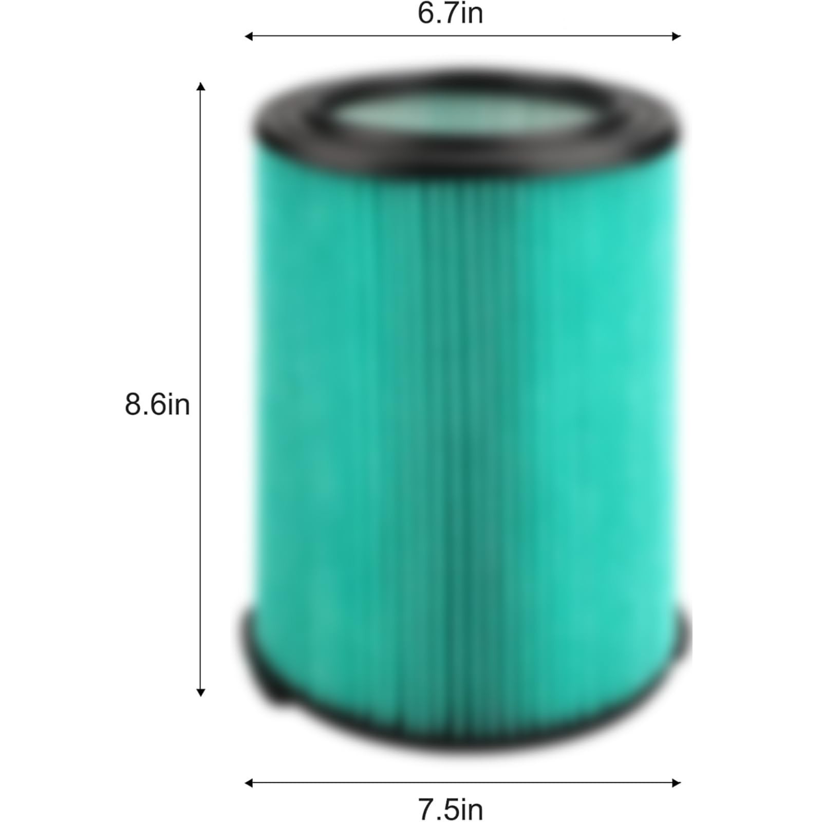 VF6000 Filter for Ridgid 5-20 Gallon Wet Dry Vacuums, 5-Layer HEPA Filter Fit…