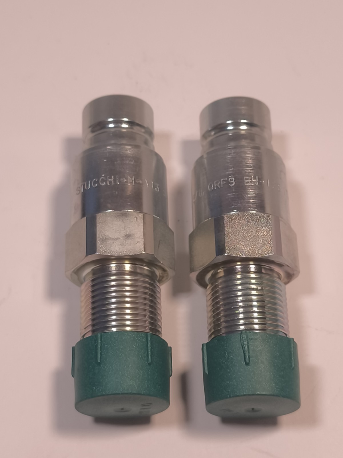 Stucchi Hydraulic Fittings (2) stucchi-m-apm13 5/8 orfs bh-125 ITALY Skid Steer