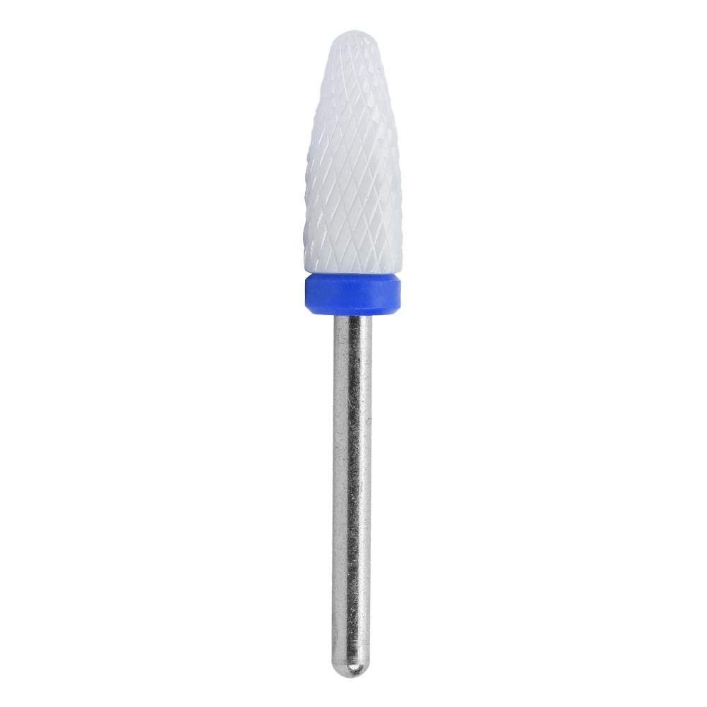 Nail Drill Bit Corn Head Ceramic Grinding Parts Medium M Blue Box