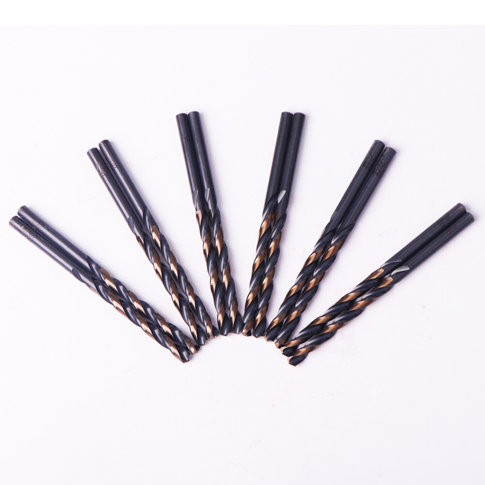 Drillforce 1/16″-1/2″ Black Gold Drill Bits Set HSS Metal Woodworking Drill Bit