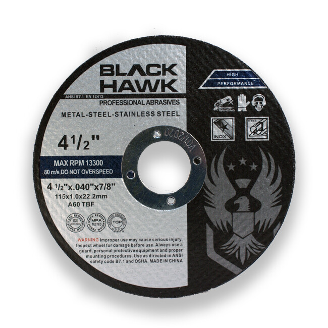 100 Pack 4.5″x.040″x7/8″ Thin Cut off Disc Metal & Stainless Steel Cutting Wheel