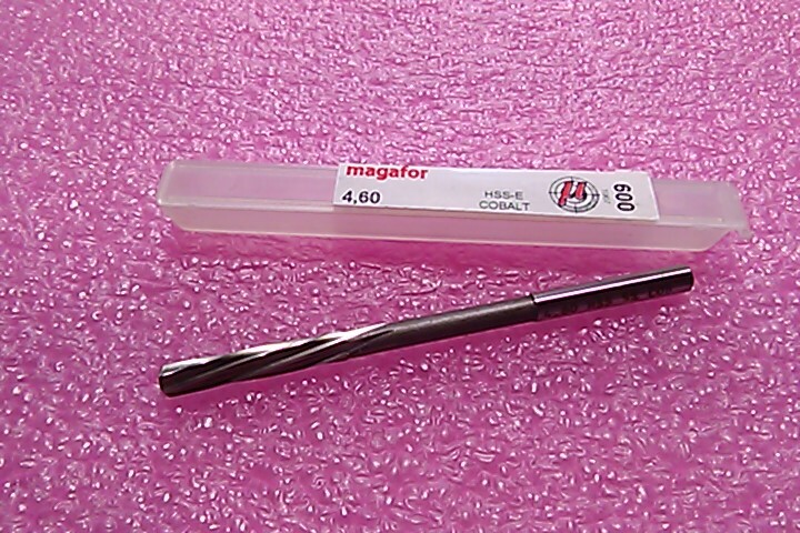 MAGAFOR 4.6mm machine Reamer for cylindrical hole HSS-E cobalt 600 4.6