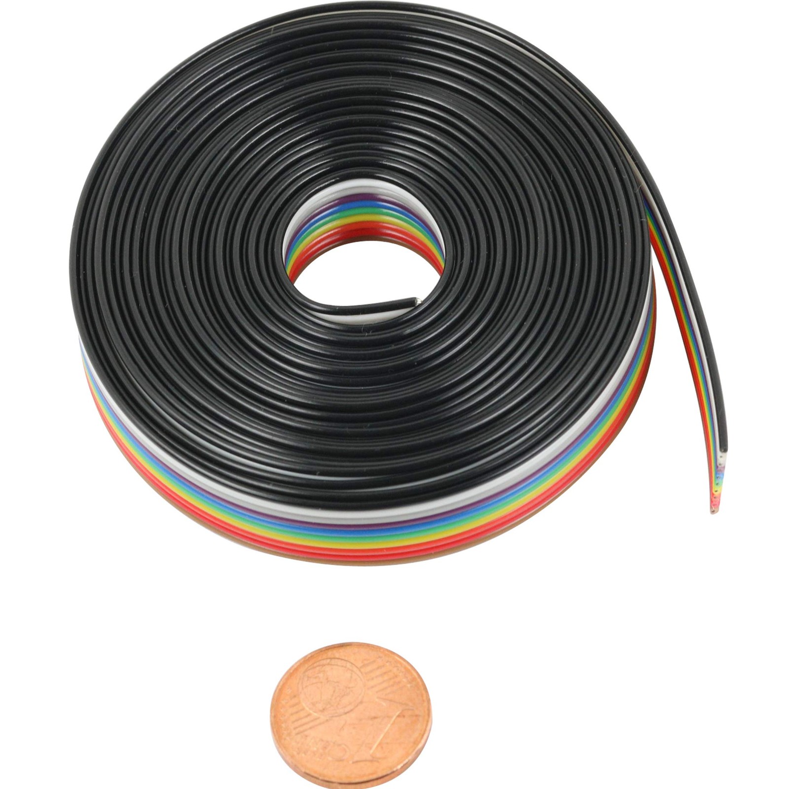 risingsaplings 10P 9.8FT 3 Meters 10 Wire 10p Colorful (9.8ft), Rainbow