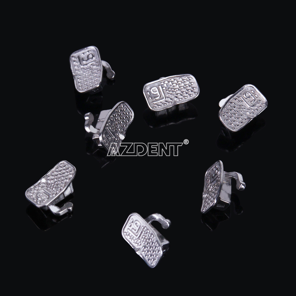 50Sets Dental Orthodontic Buccal Tube 1st 2nd Molar Roth MBT 022 018 AZDENT