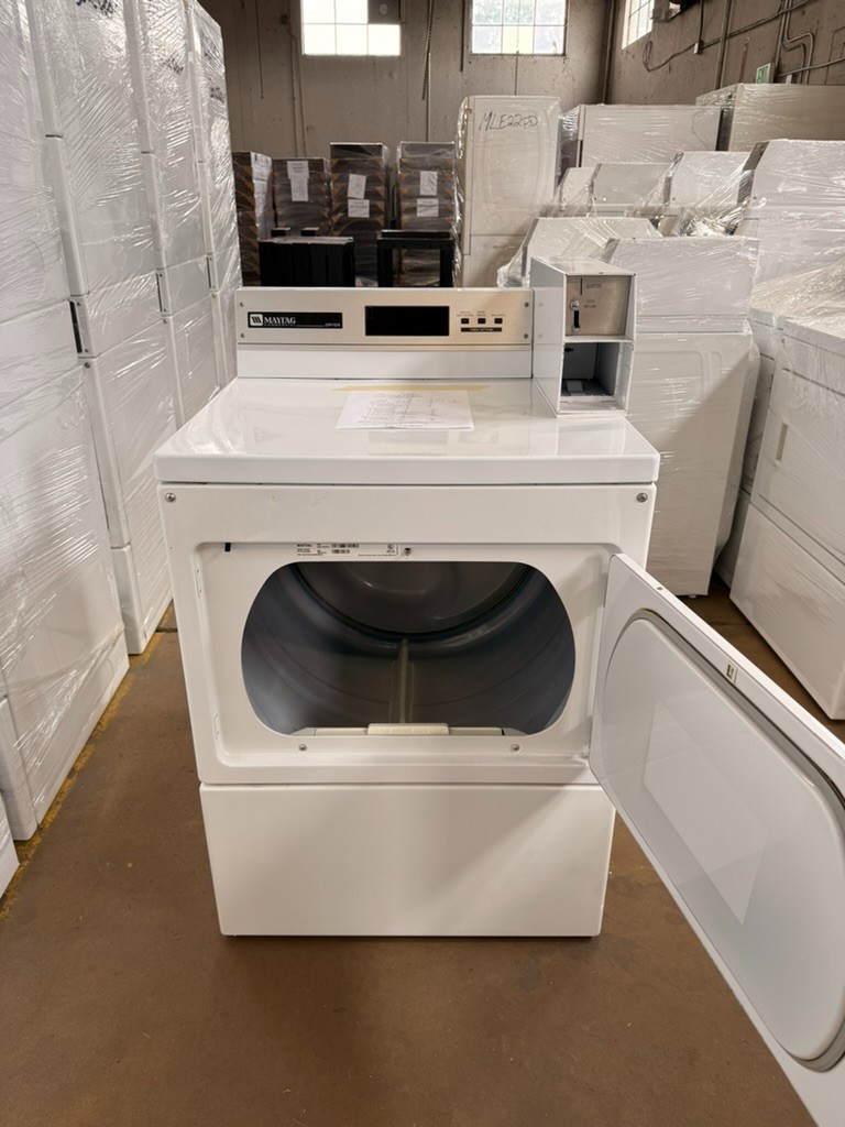 Maytag Coin Operated Gas Dryer – MDE17PD Commercial Front Load Dryer – Used
