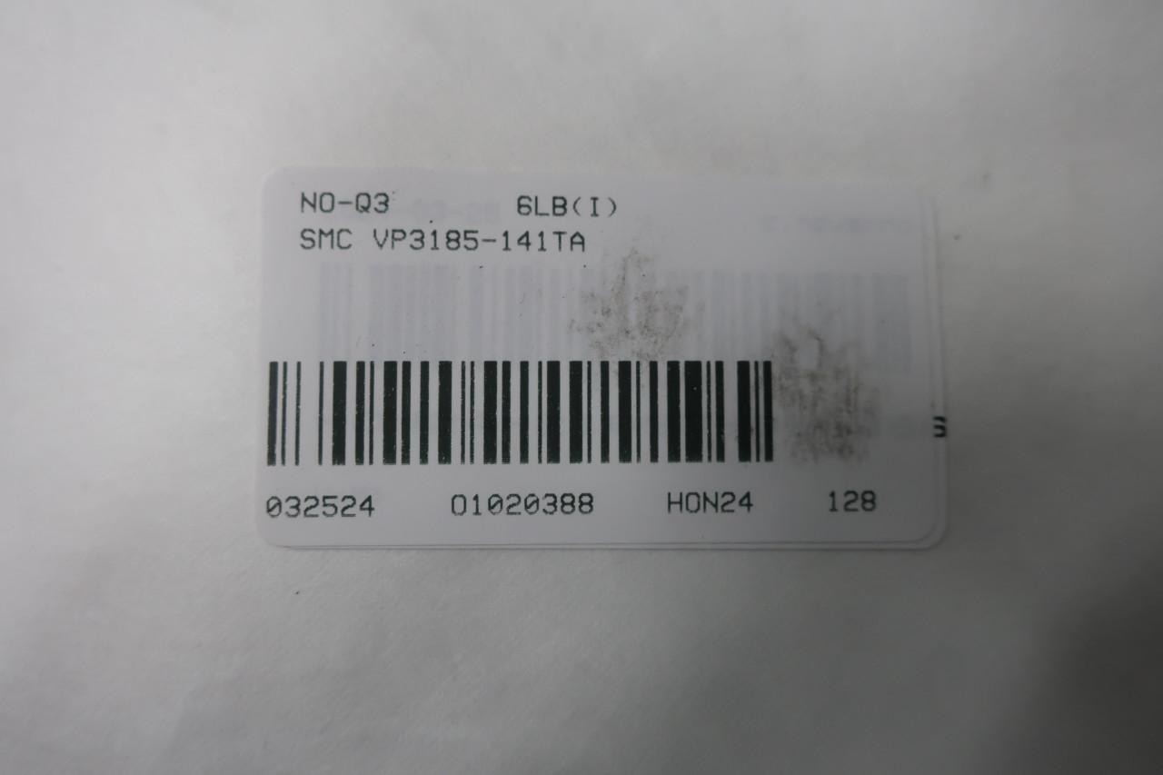 Smc VP3185-141TA Pneumatic Solenoid Valve 0.8mpa 1-1/2in Npt