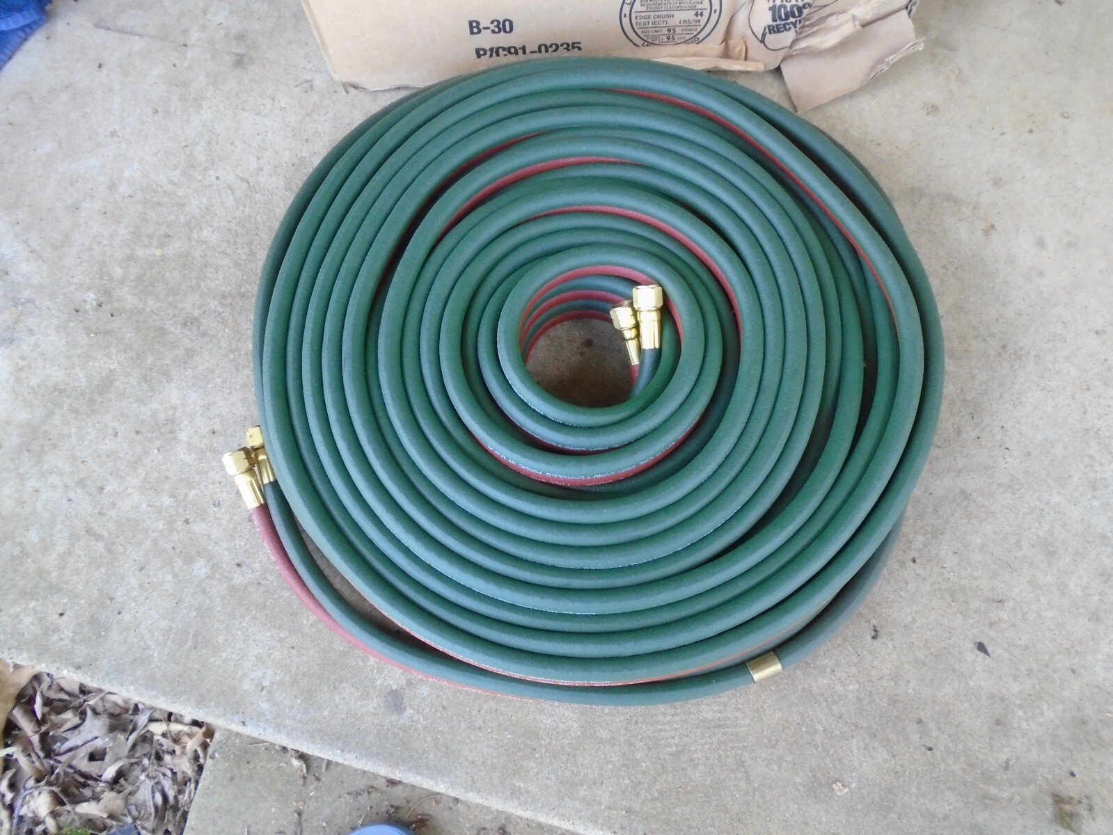 Anchor T1004 Twin Synthetic Rubber Welding Hose B-B 1/4″ Grade T 100ft NEW