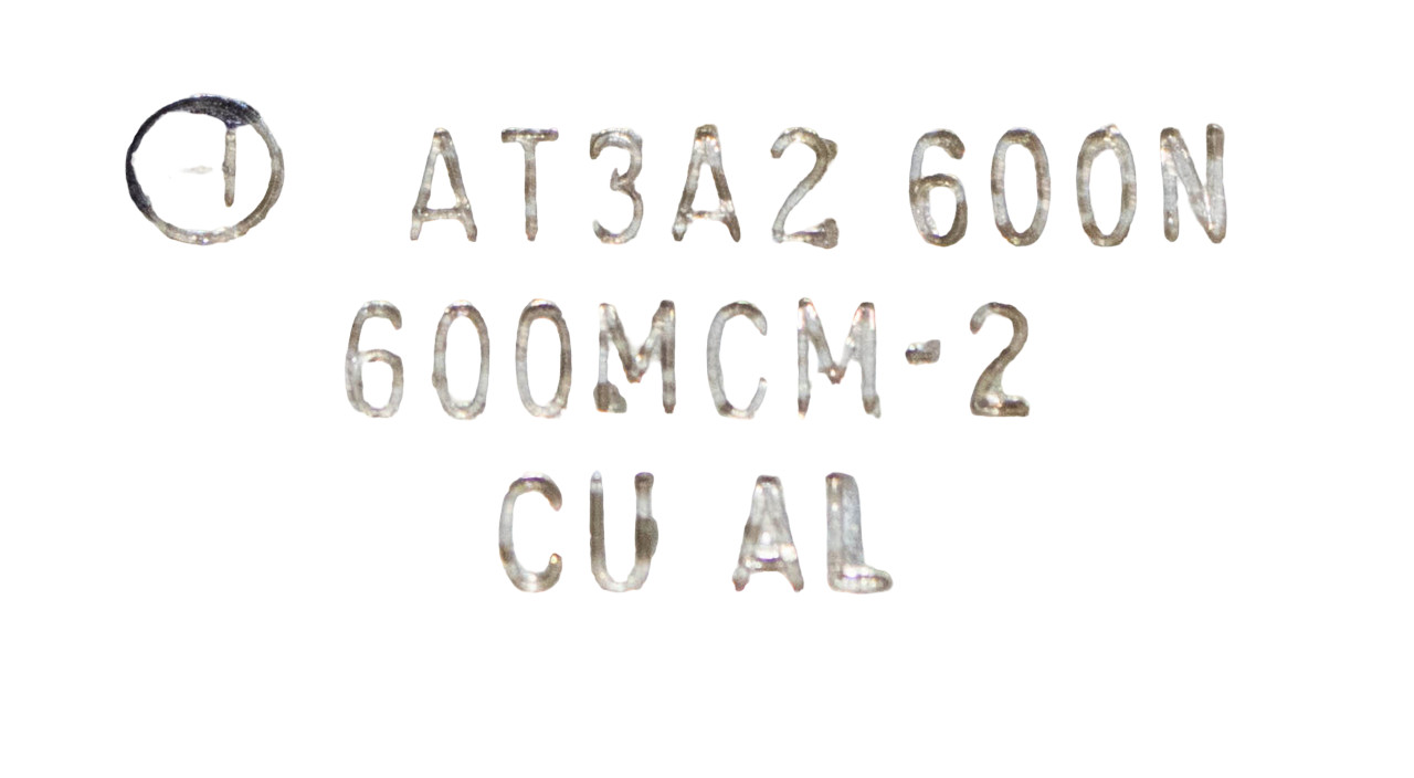 ILSCO AT3A2‑600N Aluminum Mechanical Lug 3‑Hole 600 kcmil