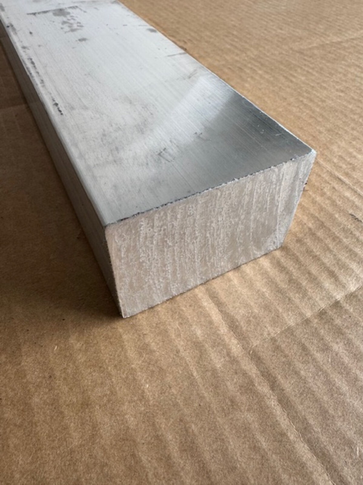 2″ x 3″ Aluminum Flat Bar x 9″ Long, 6061-T6511 Solid Extruded Mill Stock, Bar